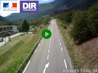 <h2>Web cam sur la N90 à Aime, en provenance de Bourg-Saint-Maurice et en direction d'Albertville</h2>