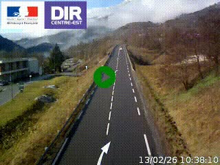 <h2>Web cam sur la N90 à Aime, en provenance de Bourg-Saint-Maurice et en direction d'Albertville</h2>