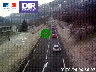 <h2>Web cam sur la N90 à Aime, en provenance de Bourg-Saint-Maurice et en direction d'Albertville</h2>