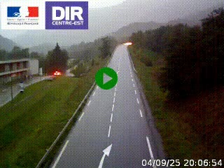 <h2>Web cam sur la N90 à Aime, en provenance de Bourg-Saint-Maurice et en direction d'Albertville</h2>