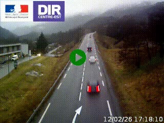 <h2>Web cam sur la N90 à Aime, en provenance de Bourg-Saint-Maurice et en direction d'Albertville</h2>