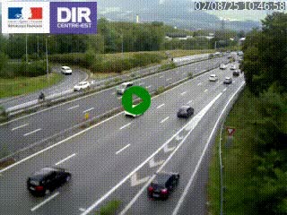 <h2>Caméra routière à hauteur de la sortie 15 Chambéry-centre au PK 4,103 en direction d'Albertville</h2>