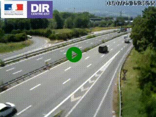 <h2>Caméra routière à hauteur de la sortie 15 Chambéry-centre au PK 4,103 en direction d'Albertville</h2>