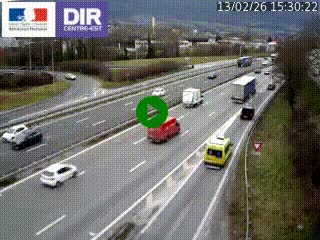 <h2>Caméra routière à hauteur de la sortie 15 Chambéry-centre au PK 4,103 en direction d'Albertville</h2>