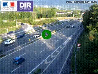 <h2>Caméra routière à hauteur de la sortie 15 Chambéry-centre au PK 4,103 en direction d'Albertville</h2>