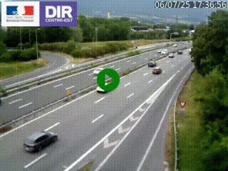 <h2>Caméra routière à hauteur de la sortie 15 Chambéry-centre au PK 4,103 en direction d'Albertville</h2>