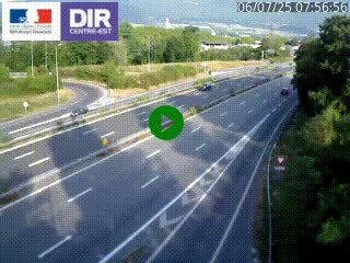 <h2>Caméra routière à hauteur de la sortie 15 Chambéry-centre au PK 4,103 en direction d'Albertville</h2>