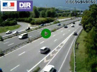 Caméra routière à hauteur de la sortie 15 Chambéry-centre au PK 4,103 en direction d'Albertville