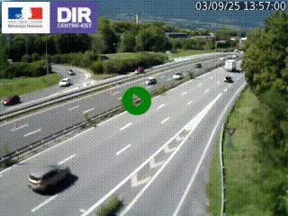 <h2>Caméra routière à hauteur de la sortie 15 Chambéry-centre au PK 4,103 en direction d'Albertville</h2>
