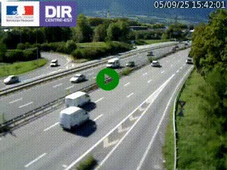 <h2>Caméra routière à hauteur de la sortie 15 Chambéry-centre au PK 4,103 en direction d'Albertville</h2>