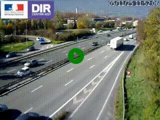 <h2>Caméra routière à hauteur de la sortie 15 Chambéry-centre au PK 4,103 en direction d'Albertville</h2>