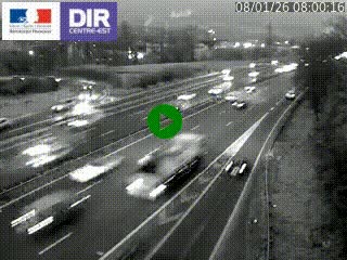 <h2>Caméra routière à hauteur de la sortie 15 Chambéry-centre au PK 4,103 en direction d'Albertville</h2>