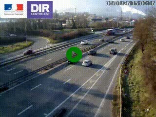 <h2>Caméra routière à hauteur de la sortie 15 Chambéry-centre au PK 4,103 en direction d'Albertville</h2>