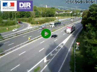 <h2>Caméra routière à hauteur de la sortie 15 Chambéry-centre au PK 4,103 en direction d'Albertville</h2>