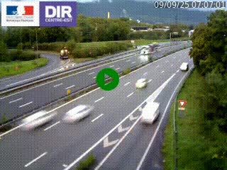 <h2>Caméra routière à hauteur de la sortie 15 Chambéry-centre au PK 4,103 en direction d'Albertville</h2>