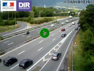 <h2>Caméra routière à hauteur de la sortie 15 Chambéry-centre au PK 4,103 en direction d'Albertville</h2>