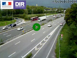 <h2>Caméra routière à hauteur de la sortie 15 Chambéry-centre au PK 4,103 en direction d'Albertville</h2>