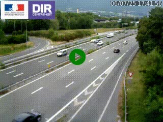 <h2>Caméra routière à hauteur de la sortie 15 Chambéry-centre au PK 4,103 en direction d'Albertville</h2>