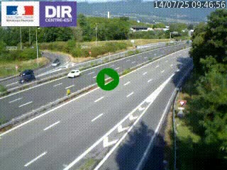<h2>Caméra routière à hauteur de la sortie 15 Chambéry-centre au PK 4,103 en direction d'Albertville</h2>