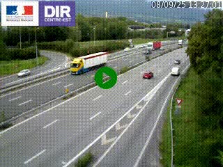 <h2>Caméra routière à hauteur de la sortie 15 Chambéry-centre au PK 4,103 en direction d'Albertville</h2>