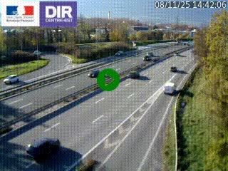 <h2>Caméra routière à hauteur de la sortie 15 Chambéry-centre au PK 4,103 en direction d'Albertville</h2>