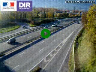 <h2>Caméra routière à hauteur de la sortie 15 Chambéry-centre au PK 4,103 en direction d'Albertville</h2>