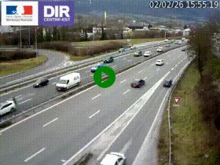 <h2>Caméra routière à hauteur de la sortie 15 Chambéry-centre au PK 4,103 en direction d'Albertville</h2>