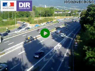 <h2>Caméra routière à hauteur de la sortie 15 Chambéry-centre au PK 4,103 en direction d'Albertville</h2>