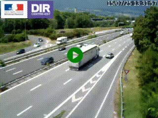 <h2>Caméra routière à hauteur de la sortie 15 Chambéry-centre au PK 4,103 en direction d'Albertville</h2>