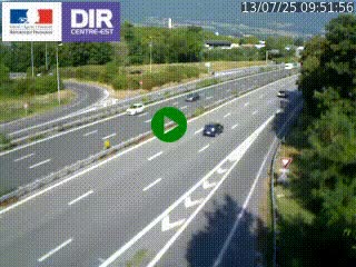 <h2>Caméra routière à hauteur de la sortie 15 Chambéry-centre au PK 4,103 en direction d'Albertville</h2>
