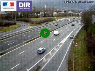 <h2>Caméra routière à hauteur de la sortie 15 Chambéry-centre au PK 4,103 en direction d'Albertville</h2>