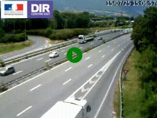 <h2>Caméra routière à hauteur de la sortie 15 Chambéry-centre au PK 4,103 en direction d'Albertville</h2>