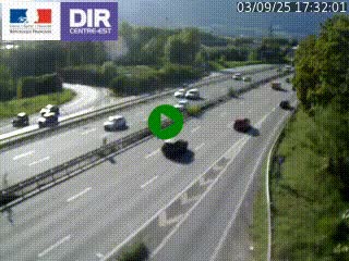 <h2>Caméra routière à hauteur de la sortie 15 Chambéry-centre au PK 4,103 en direction d'Albertville</h2>