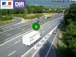 <h2>Caméra routière à hauteur de la sortie 15 Chambéry-centre au PK 4,103 en direction d'Albertville</h2>