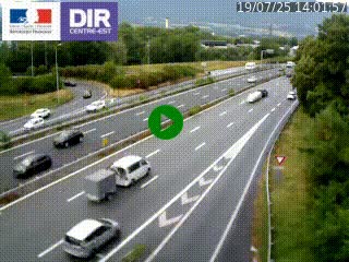 <h2>Caméra routière à hauteur de la sortie 15 Chambéry-centre au PK 4,103 en direction d'Albertville</h2>