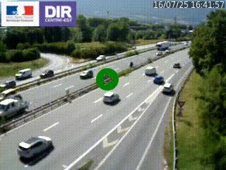 <h2>Caméra routière à hauteur de la sortie 15 Chambéry-centre au PK 4,103 en direction d'Albertville</h2>
