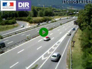 <h2>Caméra routière à hauteur de la sortie 15 Chambéry-centre au PK 4,103 en direction d'Albertville</h2>