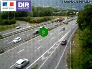 <h2>Caméra routière à hauteur de la sortie 15 Chambéry-centre au PK 4,103 en direction d'Albertville</h2>
