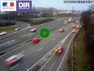 Caméra routière à hauteur de la sortie 15 Chambéry-centre au PK 4,103 en direction d'Albertville