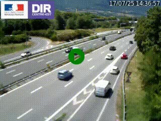 <h2>Caméra routière à hauteur de la sortie 15 Chambéry-centre au PK 4,103 en direction d'Albertville</h2>