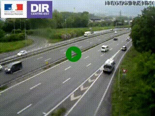 Caméra routière à hauteur de la sortie 15 Chambéry-centre au PK 4,103 en direction d'Albertville