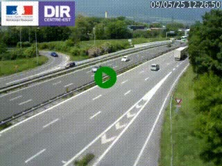 Caméra routière à hauteur de la sortie 15 Chambéry-centre au PK 4,103 en direction d'Albertville