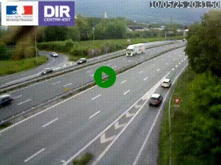 Caméra routière à hauteur de la sortie 15 Chambéry-centre au PK 4,103 en direction d'Albertville