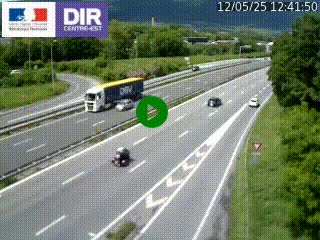 Caméra routière à hauteur de la sortie 15 Chambéry-centre au PK 4,103 en direction d'Albertville