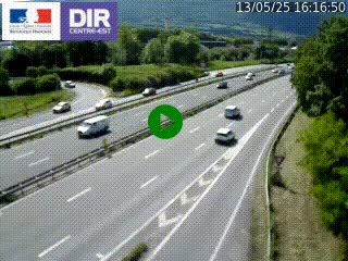 Caméra routière à hauteur de la sortie 15 Chambéry-centre au PK 4,103 en direction d'Albertville