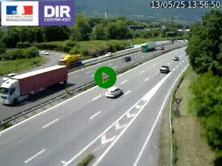 Caméra routière à hauteur de la sortie 15 Chambéry-centre au PK 4,103 en direction d'Albertville