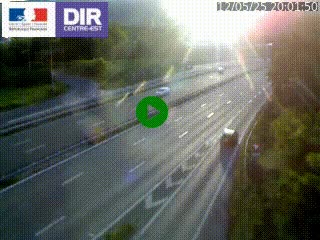 Caméra routière à hauteur de la sortie 15 Chambéry-centre au PK 4,103 en direction d'Albertville