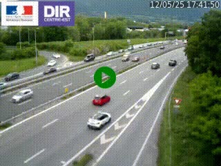 Caméra routière à hauteur de la sortie 15 Chambéry-centre au PK 4,103 en direction d'Albertville