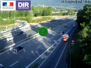 <h2>Caméra routière à hauteur de la sortie 15 Chambéry-centre au PK 4,103 en direction d'Albertville</h2>