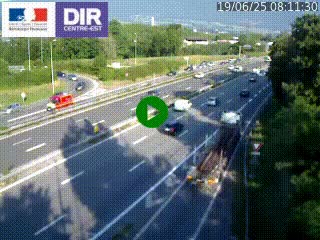 <h2>Caméra routière à hauteur de la sortie 15 Chambéry-centre au PK 4,103 en direction d'Albertville</h2>